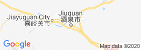 Jiuquan map